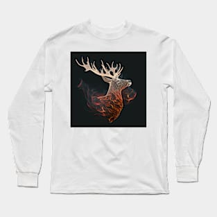 Stag Wisps 03 Long Sleeve T-Shirt